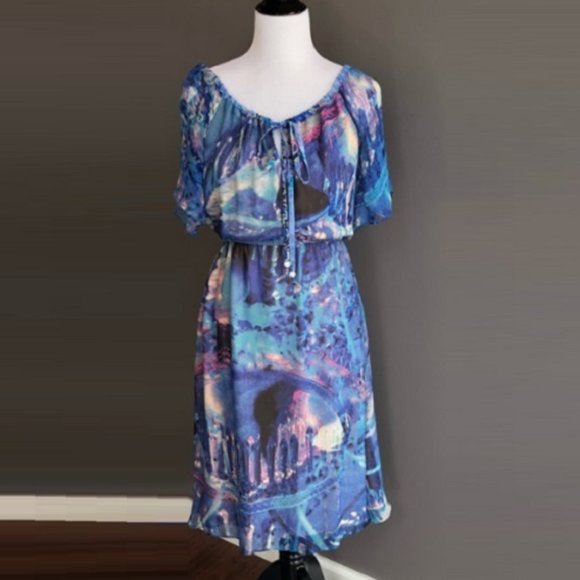 Tracy Reese Dresses & Skirts - Tracy Reese New York Silk Printed Midi Dress